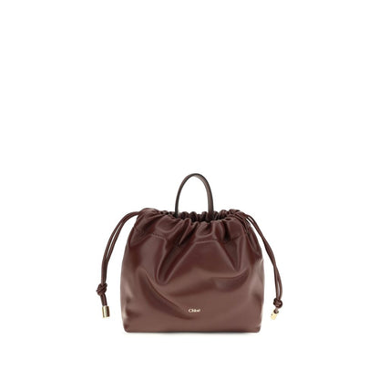 Chloé Bolso De Hombro Bos Taurus Piel De Becerro Borgoña