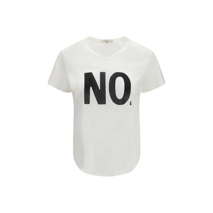 T-shirt Fendi en coton blanc avec imprimé graphique