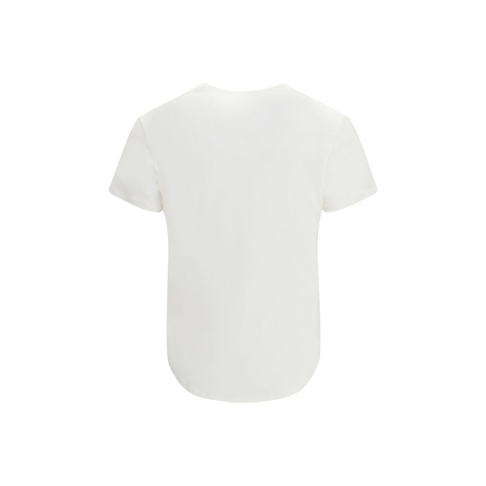 T-shirt Fendi en coton blanc avec imprimé graphique
