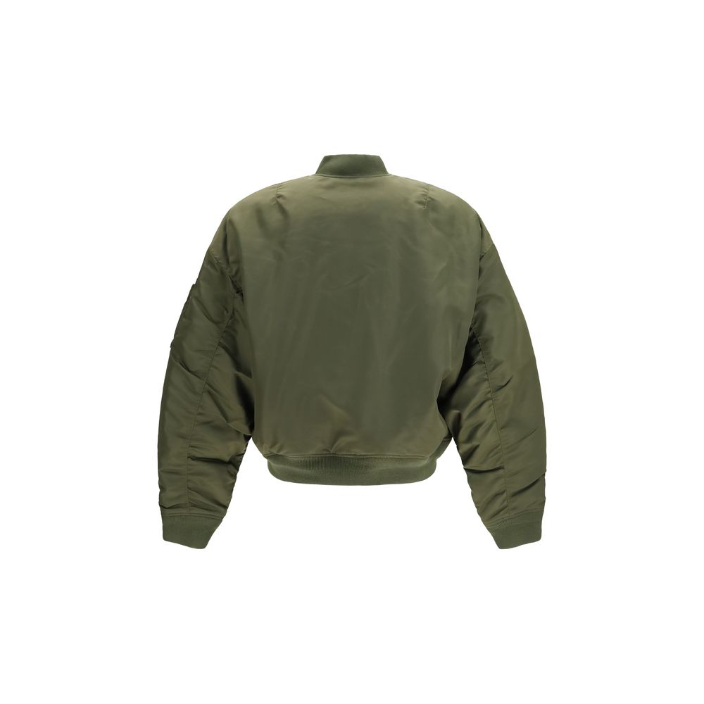 Chaqueta Bomber Dsquared² En Satín De Nylon Bicolor