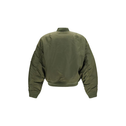 Chaqueta Bomber Dsquared² En Satín De Nylon Bicolor