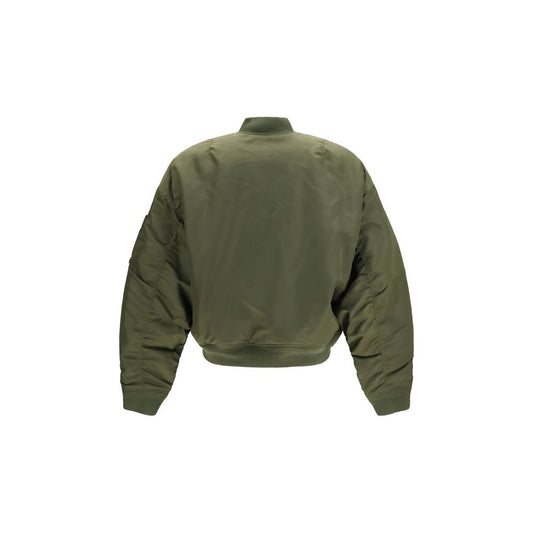 Blouson Bomber Dsquared² En Satin De Nylon Bicolore
