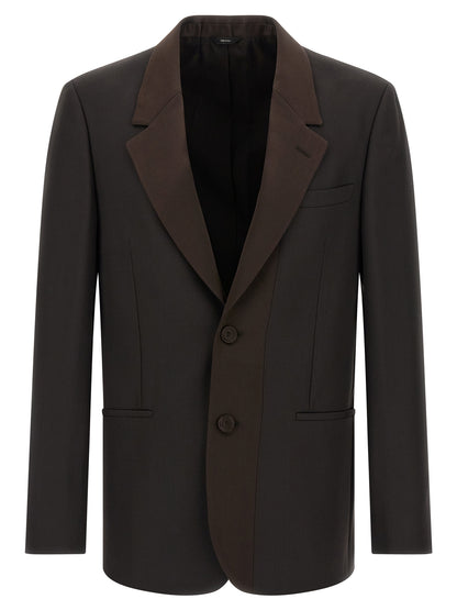 Blazer Fendi de Poliéster Marrón Colección Formal