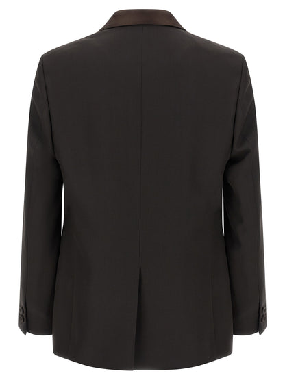 Blazer Fendi de Poliéster Marrón Colección Formal