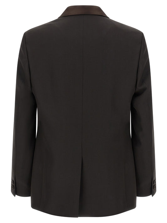 Blazer Fendi de Poliéster Marrón Colección Formal