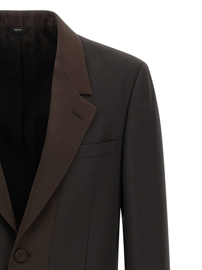 Blazer Fendi de Poliéster Marrón Colección Formal