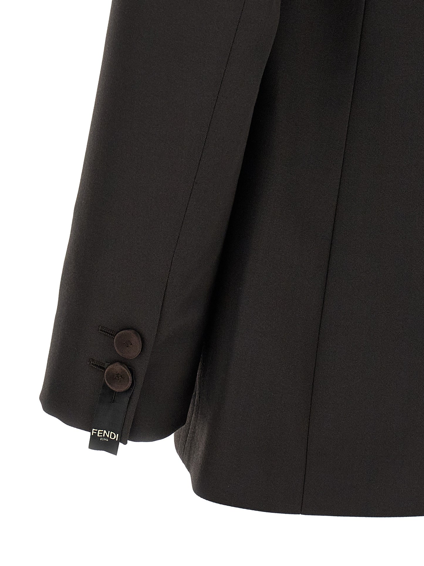 Blazer Fendi de Poliéster Marrón Colección Formal