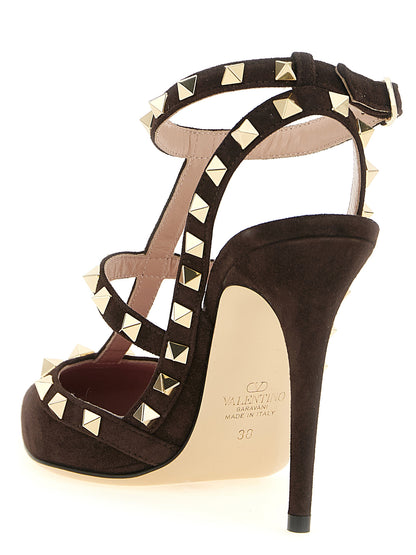 Valentino Garavani Tacones Altos - Piel de Becerro Marrón
