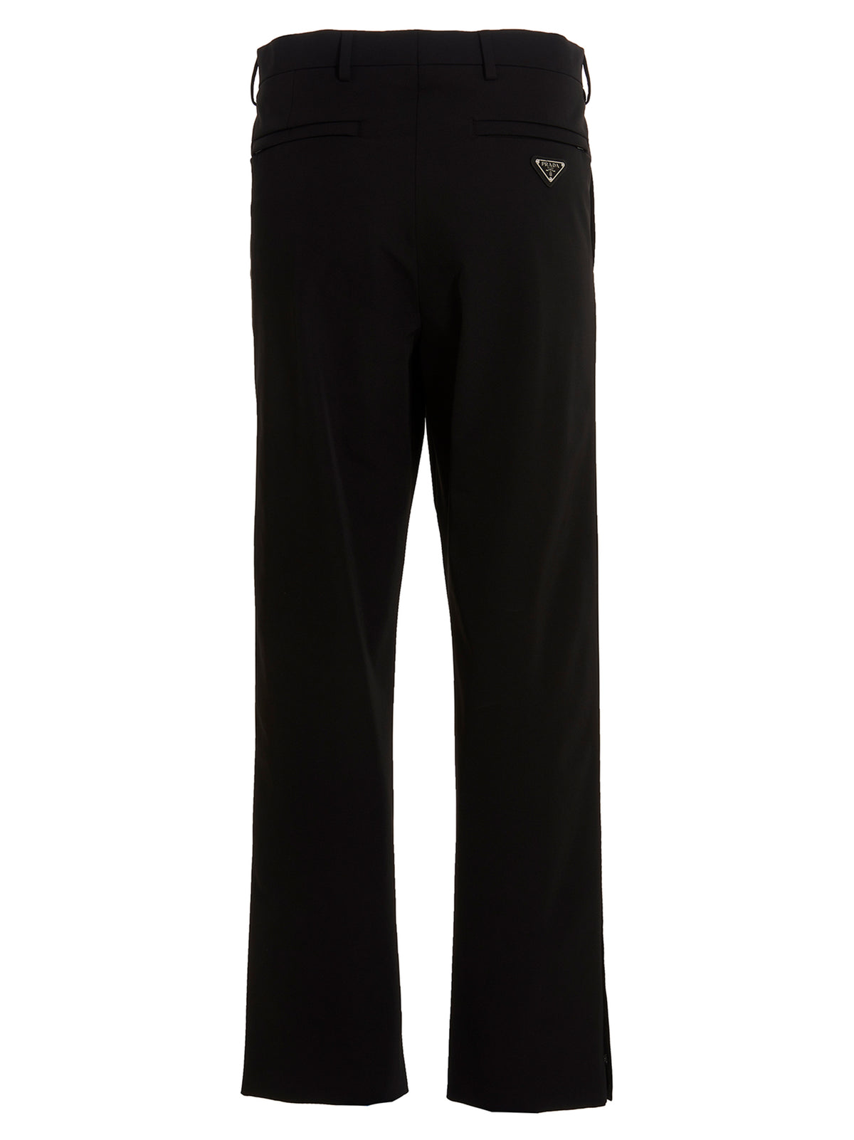 Prada Pantalones Casuales De Poliéster Negro - Estilo Casual
