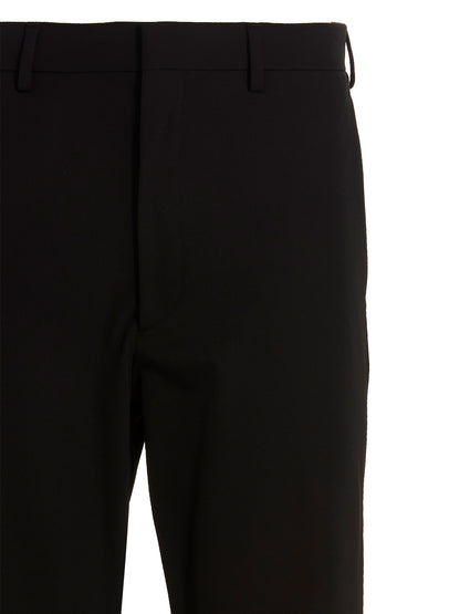 Prada Pantalones Casuales De Poliéster Negro - Estilo Casual