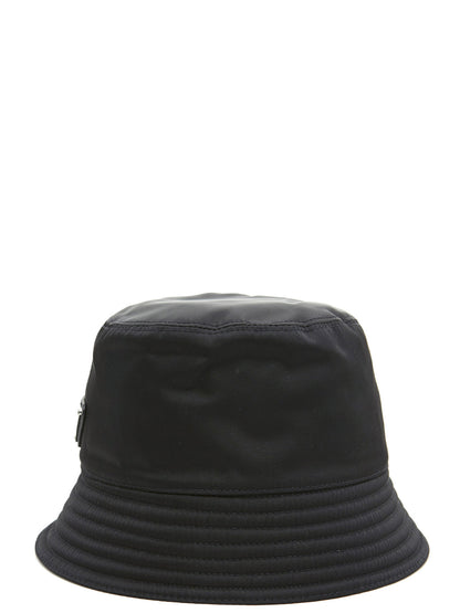 Prada Black Nylon Fisherman Hat Classic Shape