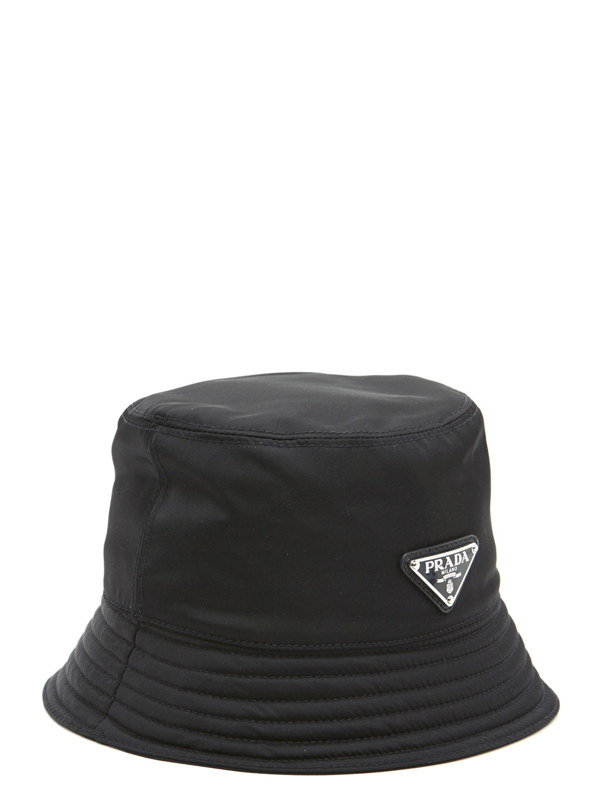 Prada Black Nylon Fisherman Hat Classic Shape