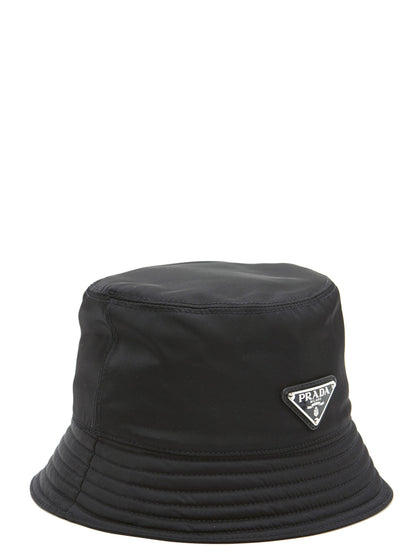 Prada Black Nylon Fisherman Hat Classic Shape