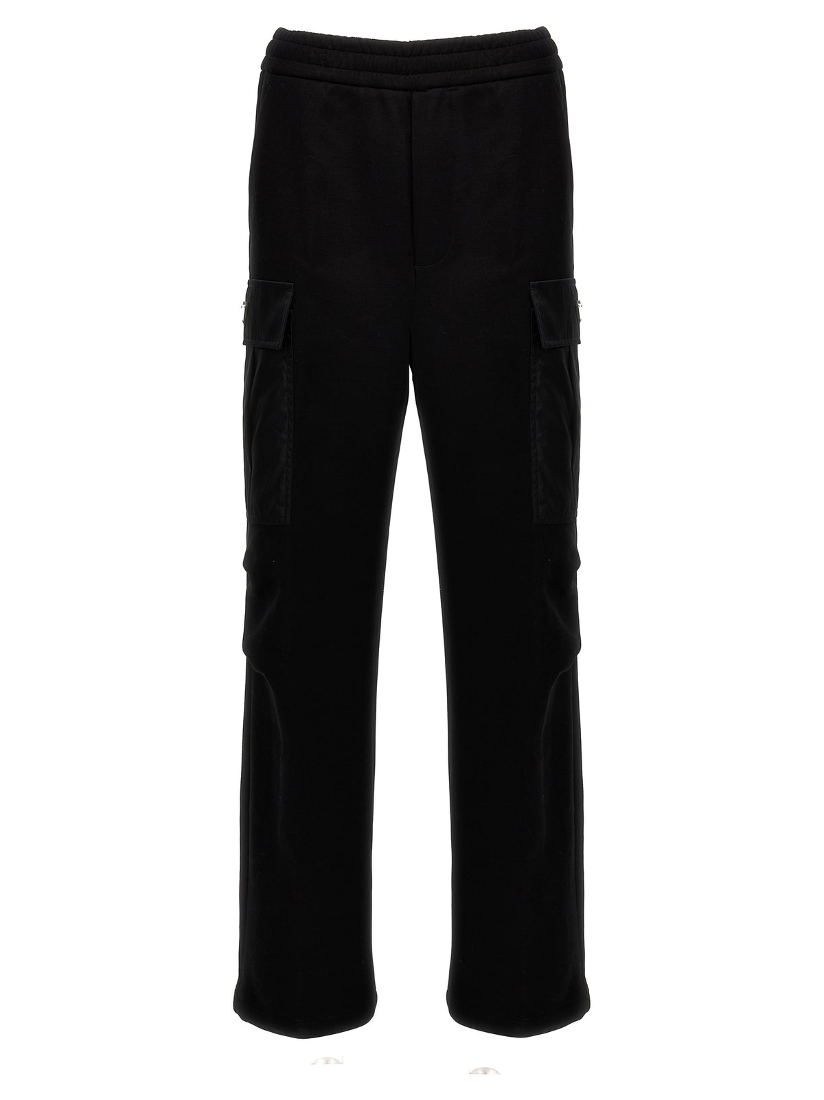 Prada Joggers Negros de Algodón - Pantalones Para El Entrenamiento