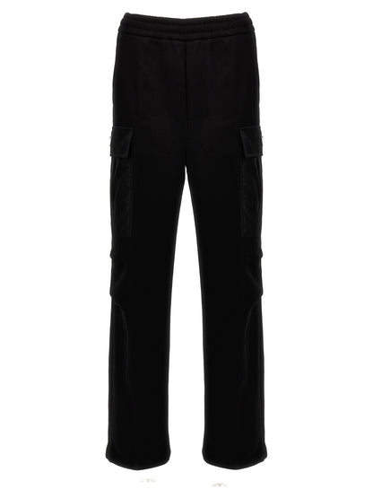 Prada Joggers Negros de Algodón - Pantalones Para El Entrenamiento