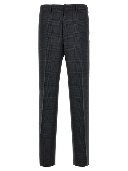Pantalon de Costume Prada en Laine Vierge Gris