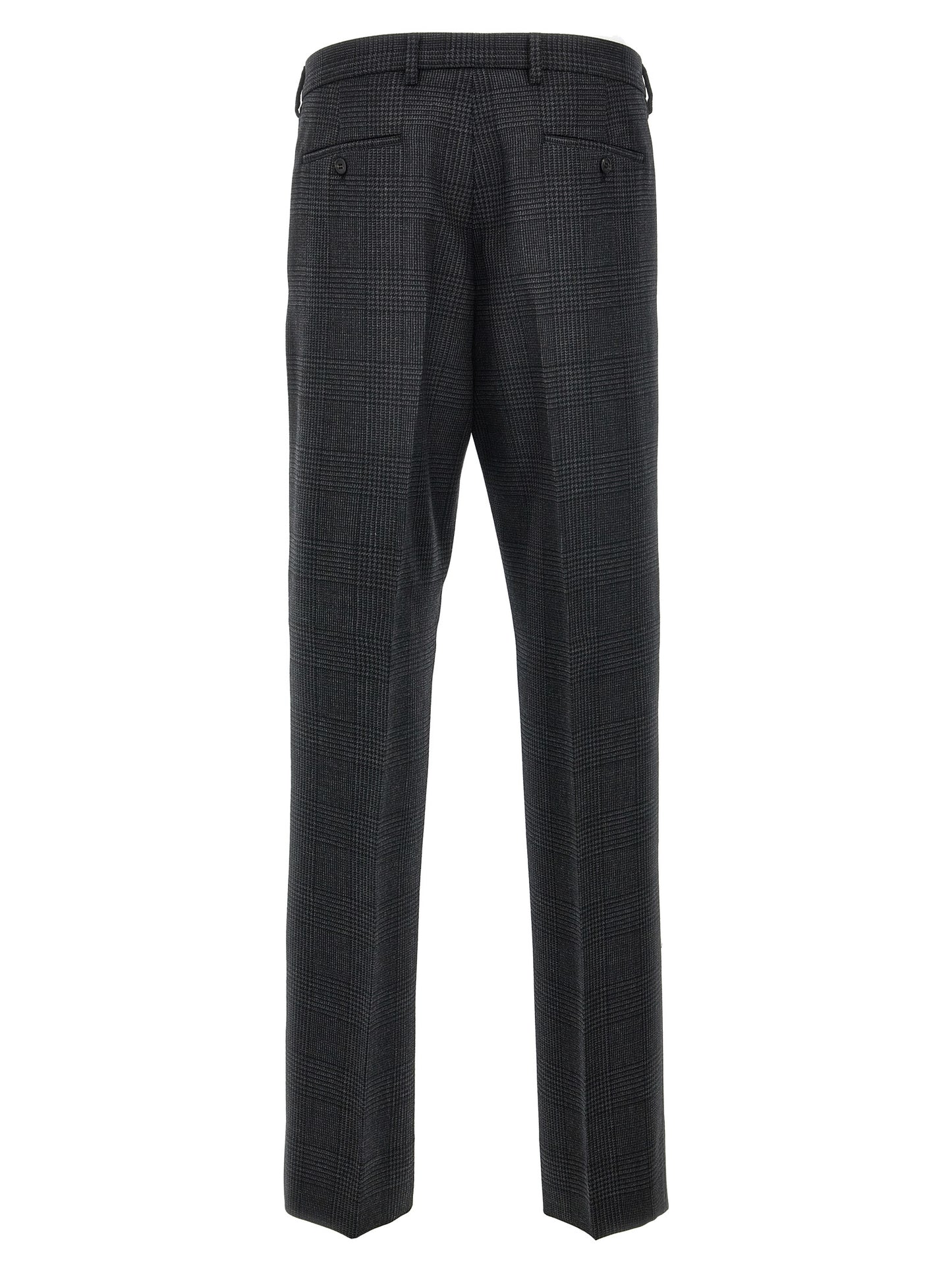 Pantalon de Costume Prada en Laine Vierge Gris