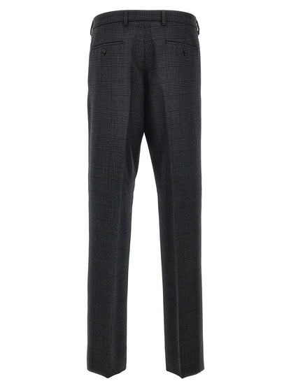Pantalon de Costume Prada en Laine Vierge Gris