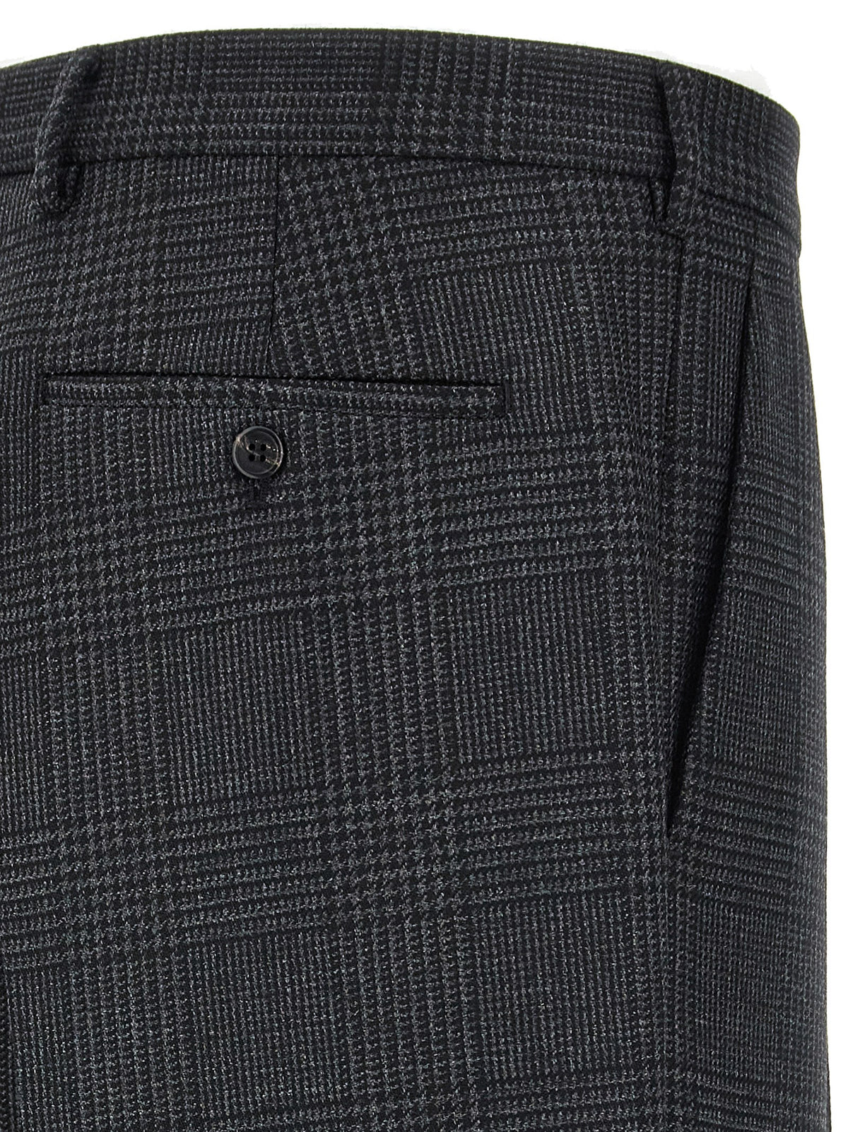 Pantalon de Costume Prada en Laine Vierge Gris