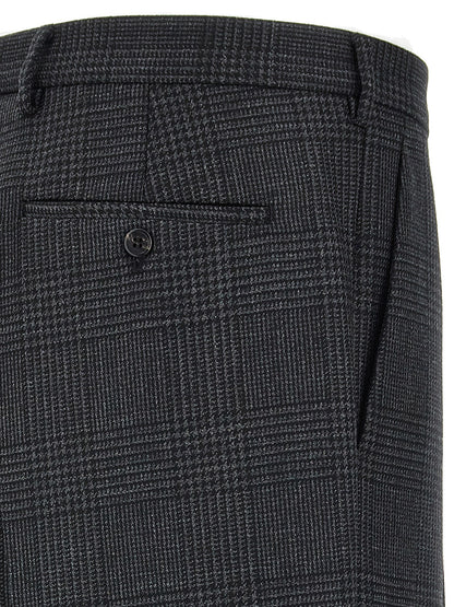 Pantalon de Costume Prada en Laine Vierge Gris