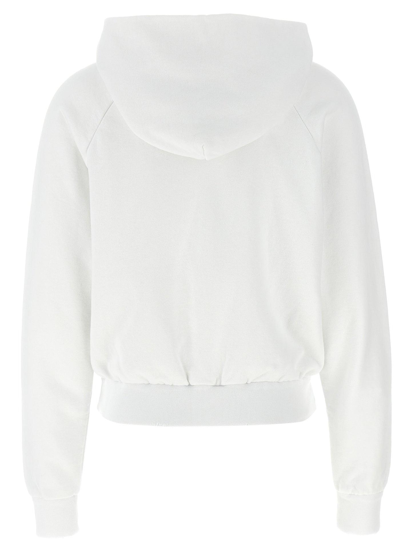 Prada Sudadera Blanco De Algodón Con Caída Natural