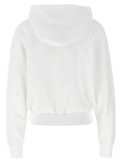 Prada Sudadera Blanco De Algodón Con Caída Natural