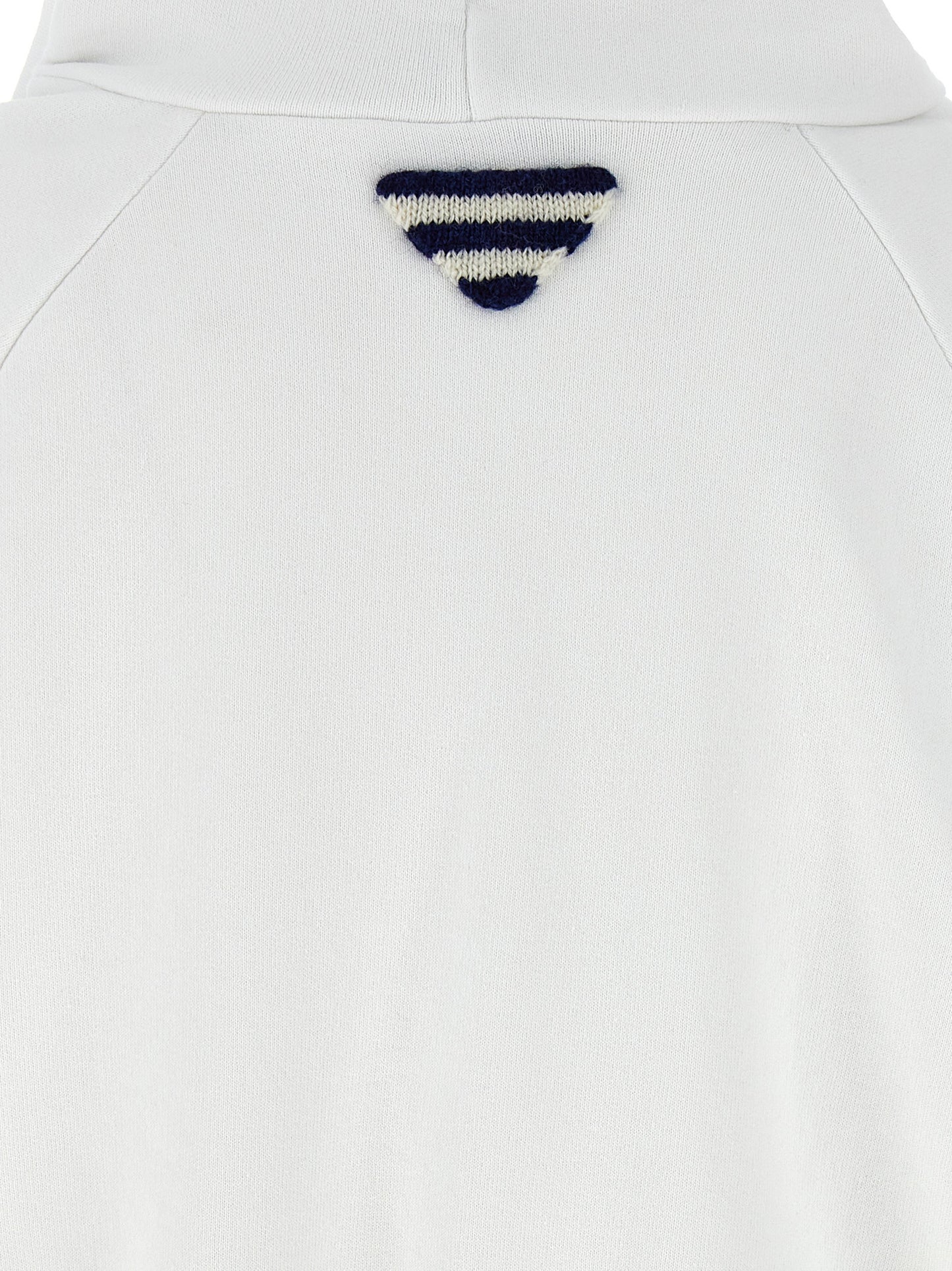 Prada Sudadera Blanco De Algodón Con Caída Natural