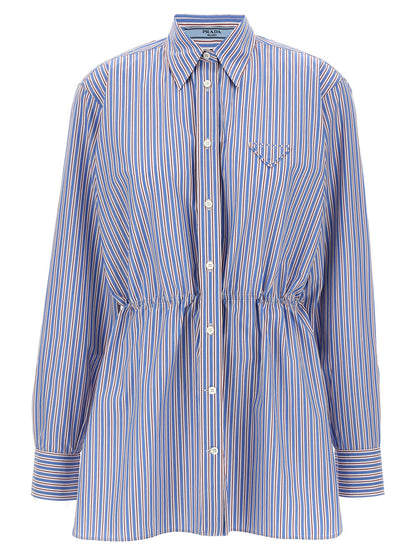 Blusa De Algodón Multicolor Prada Con Diseño Versátil