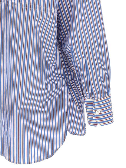 Blusa De Algodón Multicolor Prada Con Diseño Versátil