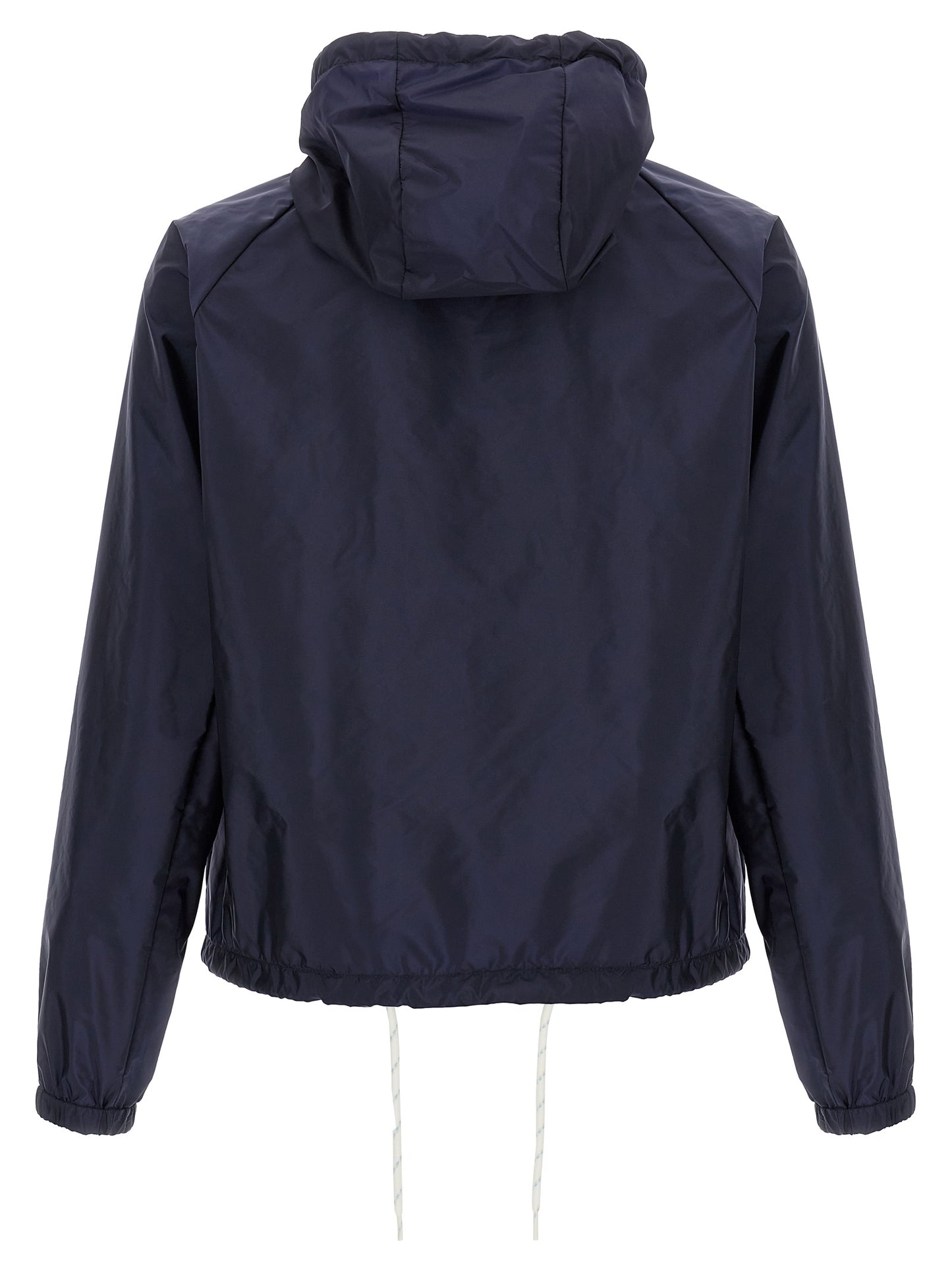 Chaqueta De Poliamida Reciclada Color Azul De Prada