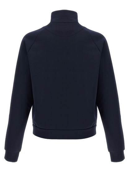 Prada Sudadera De Poliéster Azul - Diseño Depurado Moderno