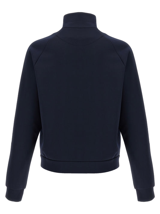 Prada Sudadera De Poliéster Azul - Diseño Depurado Moderno