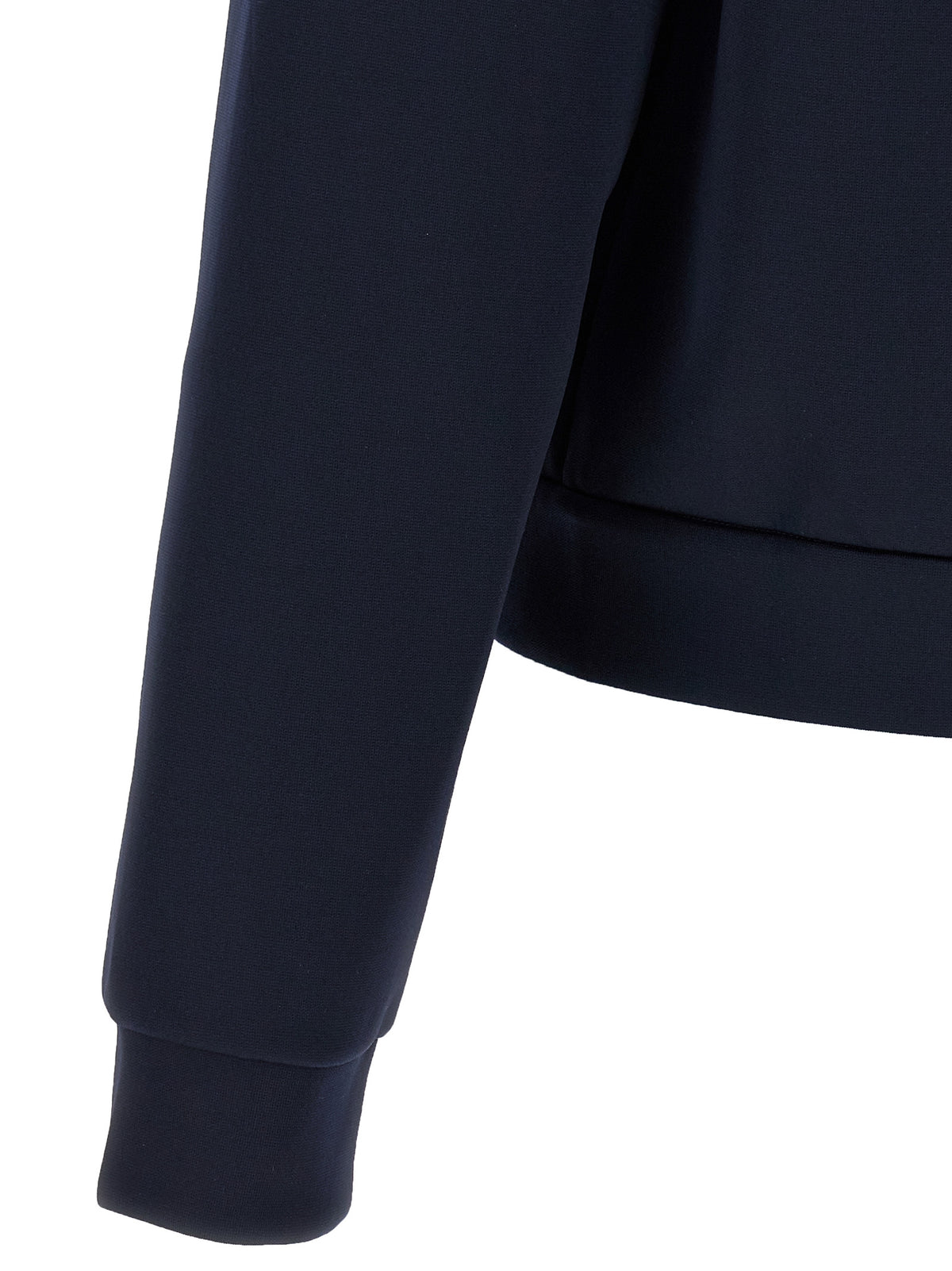 Prada Sudadera De Poliéster Azul - Diseño Depurado Moderno