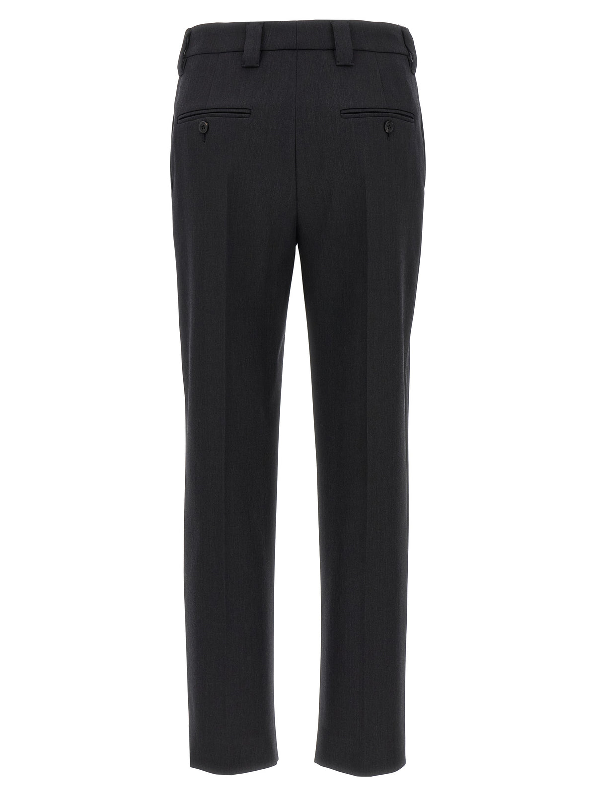 Prada Grey Virgin Wool Dress Pants