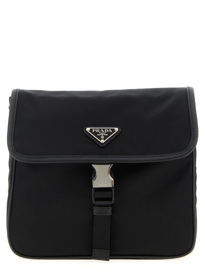 Prada Black Recycled Polyamide Shoulder Bag