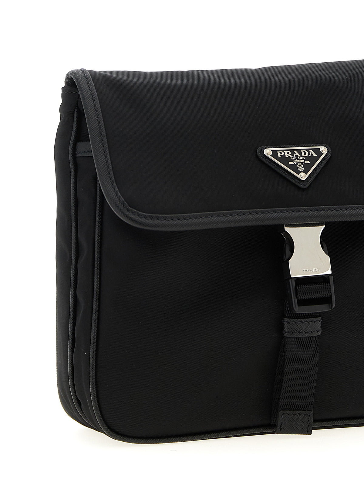 Prada Black Recycled Polyamide Shoulder Bag