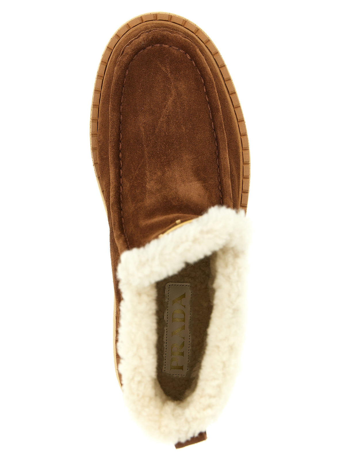 Prada Ankle Boots in Brown Calfskin