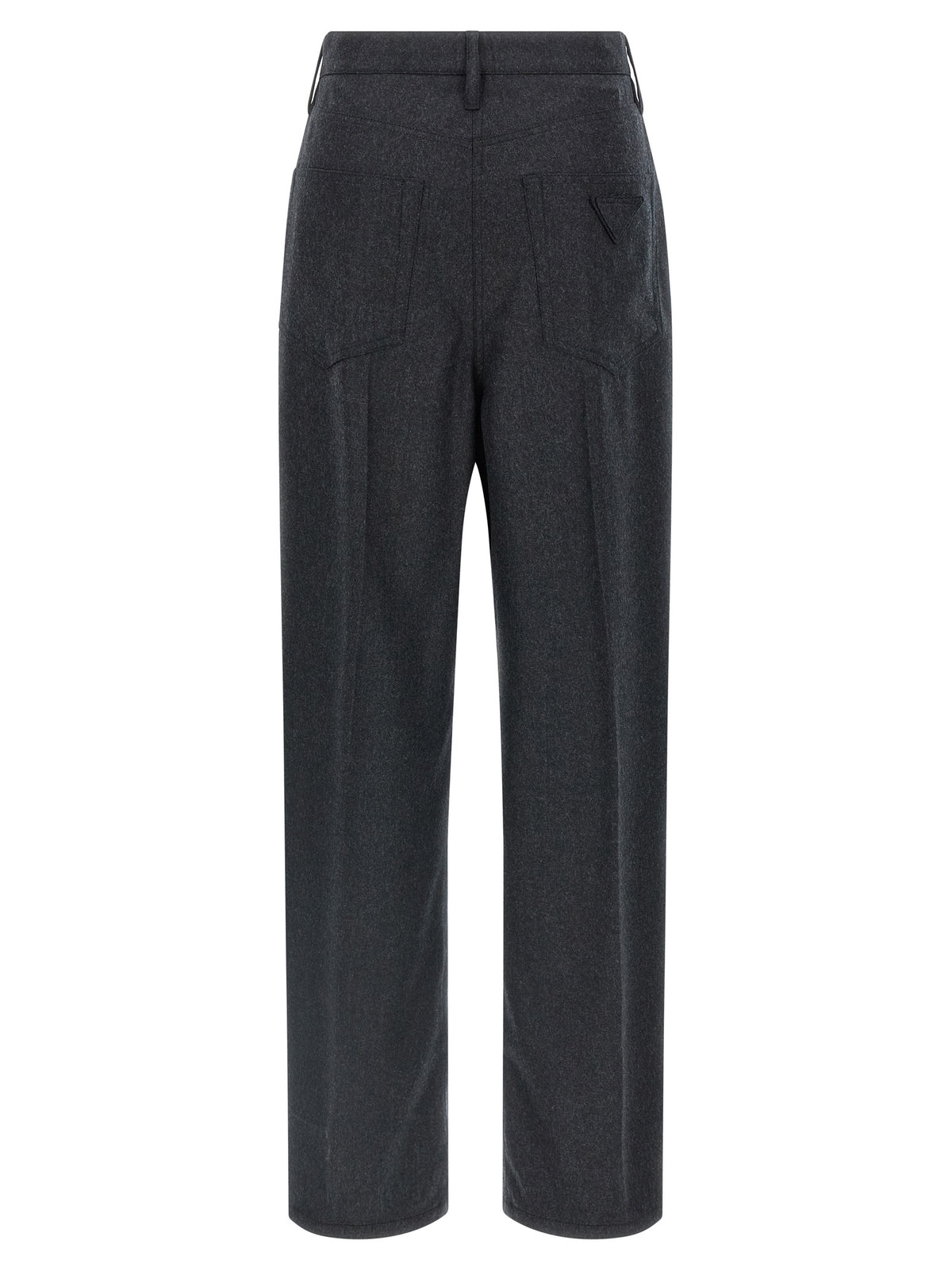 Pantalones Casuales Prada De Lana Virgen Color Gris
