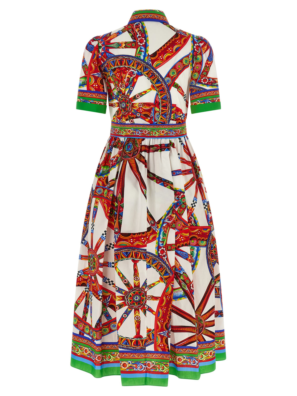 Robe midi Dolce & Gabbana en coton multicolore
