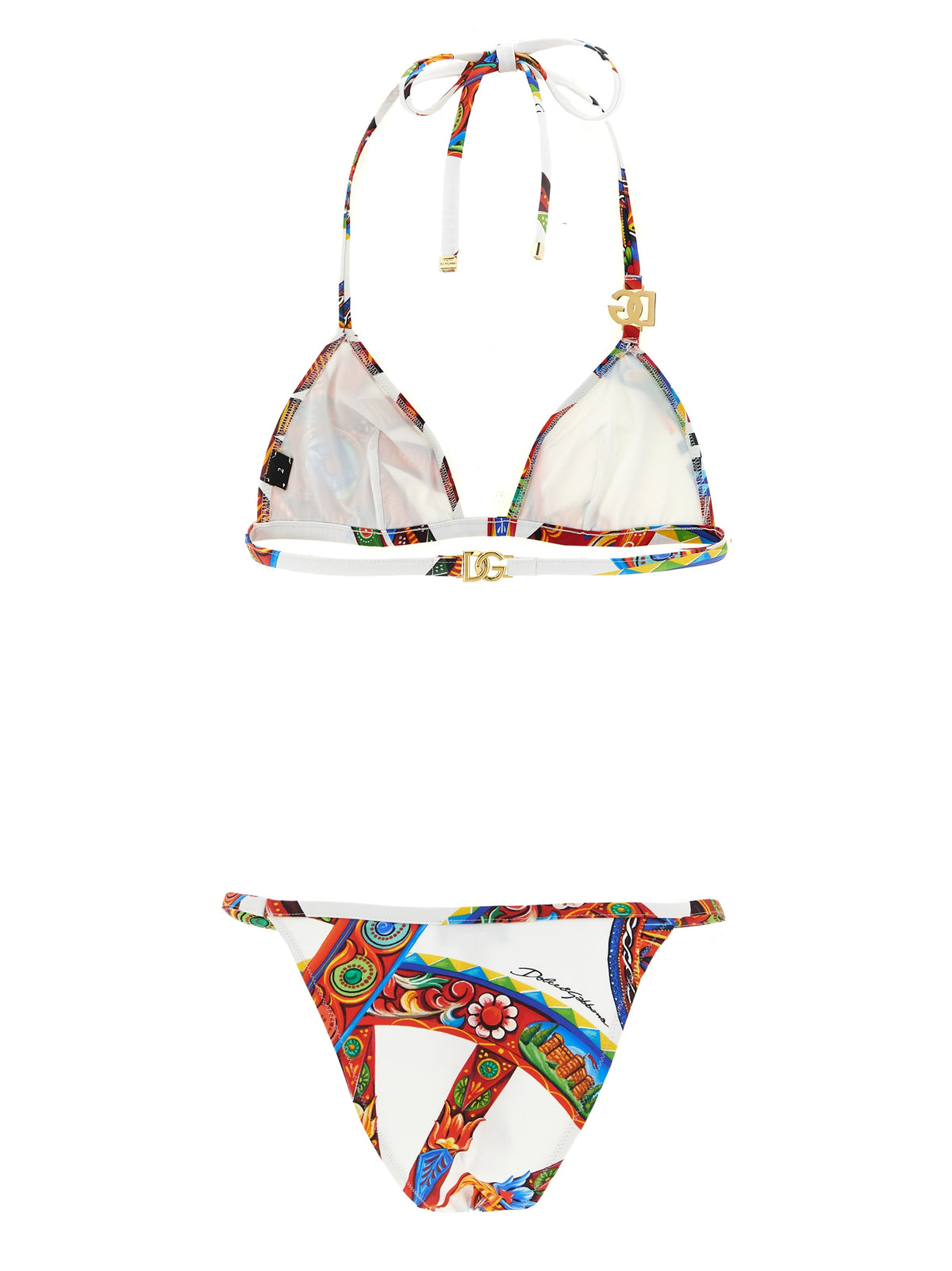 Comfortable and Lightweight Multicolored Polyamide Bikini Dolce & Gabbana