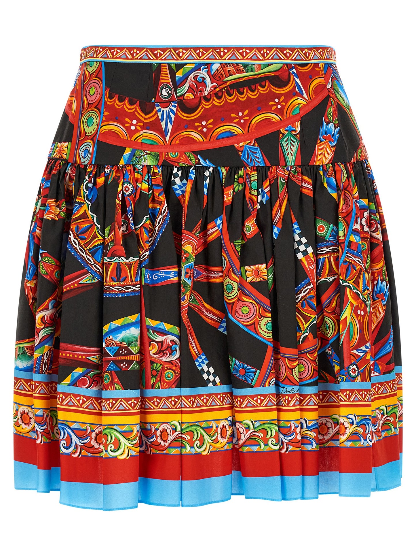 Jupe Longue En Coton Multicolore Tendance Actuelle Mode Vestimentaire Dolce & Gabbana