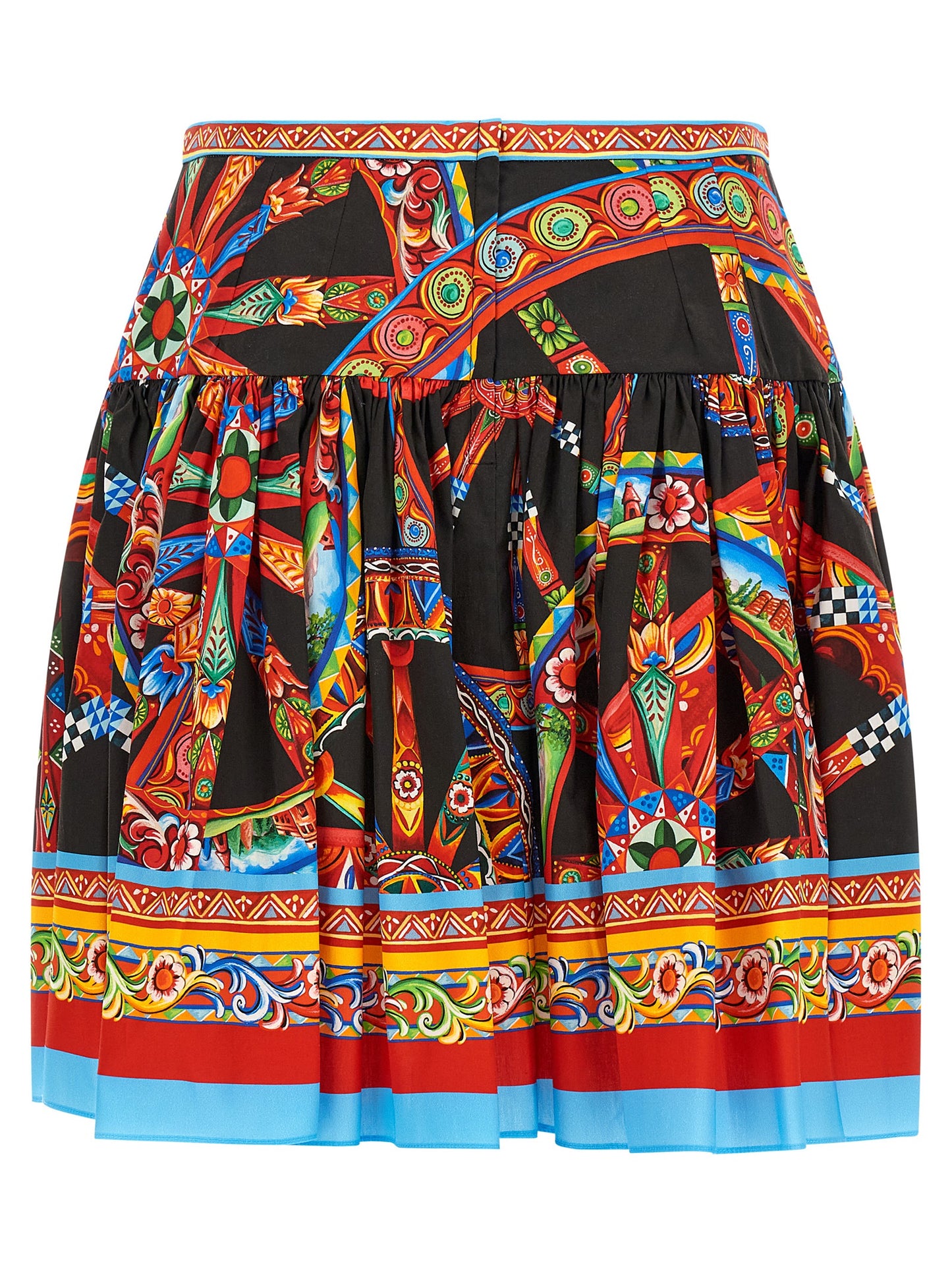 Jupe Longue En Coton Multicolore Tendance Actuelle Mode Vestimentaire Dolce & Gabbana