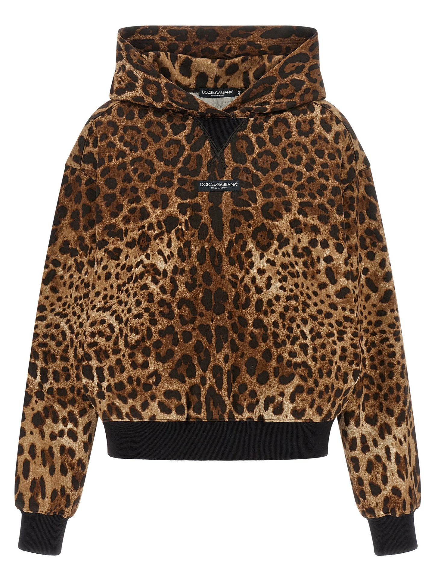 Dolce & Gabbana Sudadera De Algodón Marrón - Estilo Casual Confortable