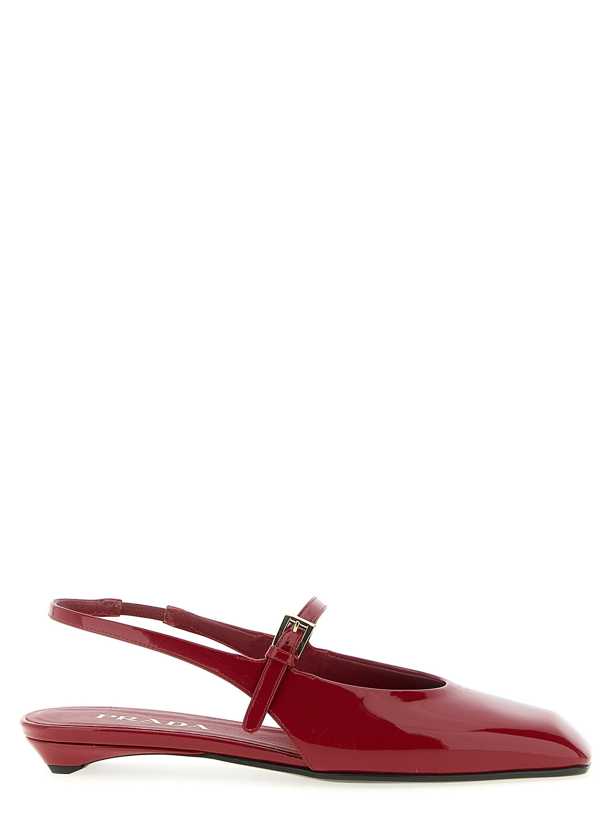 Prada Zapatillas Ballet De Piel De Ternera Multicolor