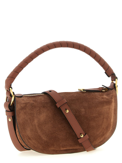 Chloé Marcie Shoulder Bag in Brown Calfskin