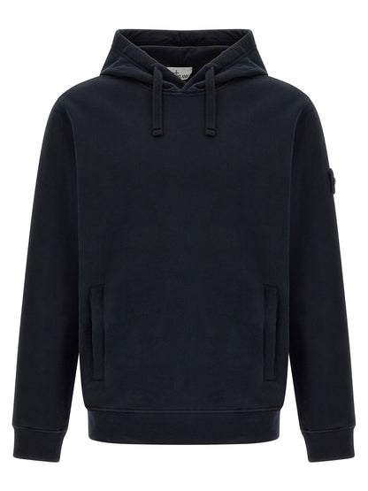 Sweat-shirt Stone Island en Coton Bleu Basique