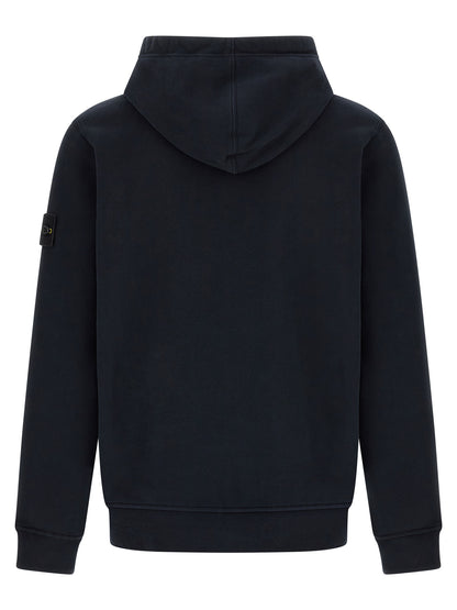 Sweat-shirt Stone Island en Coton Bleu Basique