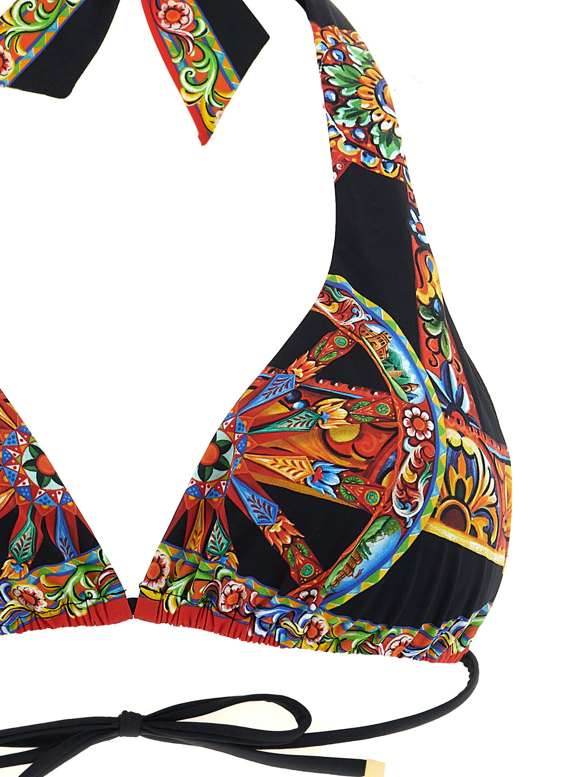 Bikini De Poliamida Multicolor Con Diseño Singular Dolce & Gabbana