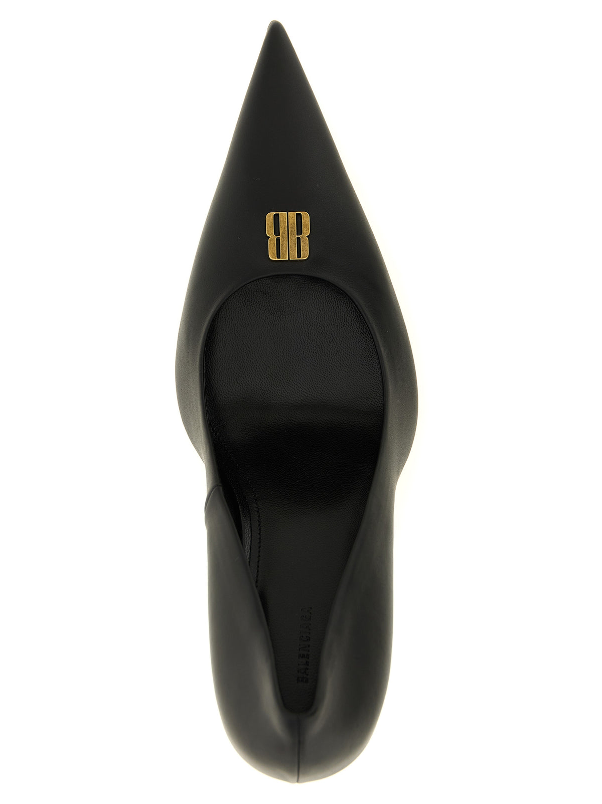 Balenciaga Zapatos De Tacón Alto En Piel Negra Avenue Bb