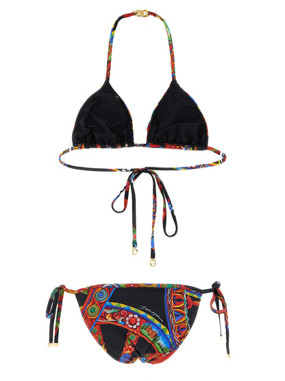 Dolce & Gabbana Bikini en polyamide multicolore
